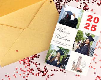 NCSU Grad Invitation, Nc State Graduation Invitation, Graduation Party NCSU, Wolfpack Graduation Invitation, (DIGITAL)