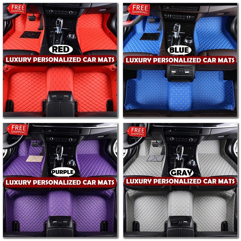CAR FLOOR MATS Luxury Cars Floor Mats Leather Car Mats Car Etsy