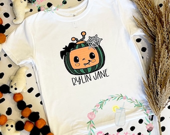 Kids Halloween Shirt - Girls Halloween Shirt - Boys Halloween Shirt - Baby Halloween Shirt - Cartoon Halloween Shirt - Custom Kid T-Shirt