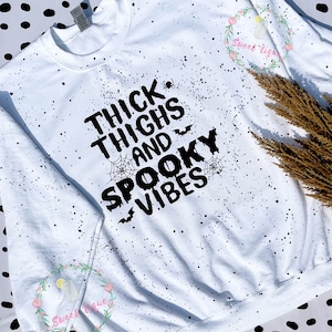 Thick Thighs and Spooky Vibes Thick Thighs and Spooky Vibes - Etsy