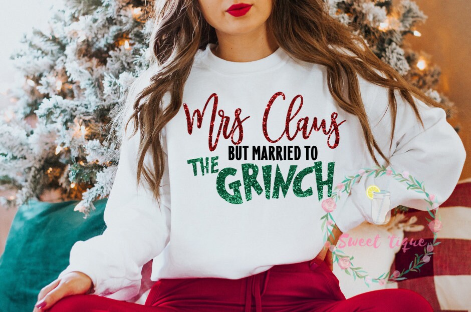Mr Mrs Claus Sweater - Etsy