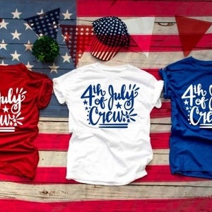 Family Fourth of July T-Shirts - Fmaily 4th of July Shirts - Matching 4th of July Family Shirts - 4th of July Crew - Adult 4th of July Shirt