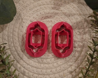 Vintage Clay Cutter Set | Fancy Frame Clay Cutter | Fancy Imprint Clay Cutter | Dangle Cutter | Polymer Clay Cutter | Specialty Cutter