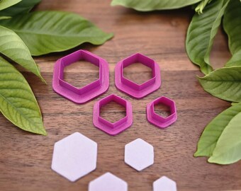 Hexagon Clay Cutter | Geometric Earring Tools