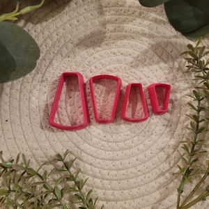 Stone Clay Cutter | Geometric Clay Cutter | Polymer Clay Cutter | Basic Clay Cutters | Clay Earring Cutters | Polymer Clay Tools