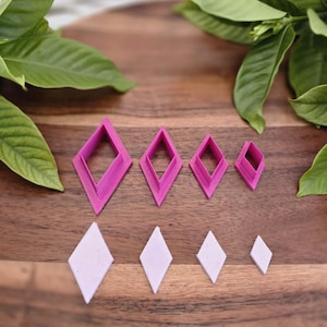 Diamond Polymer Clay Cutter | Rhombus Clay Tool