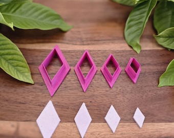 Diamond Polymer Clay Cutter | Rhombus Clay Tool