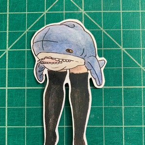 walk walk fashion baby ikea shark sticker
