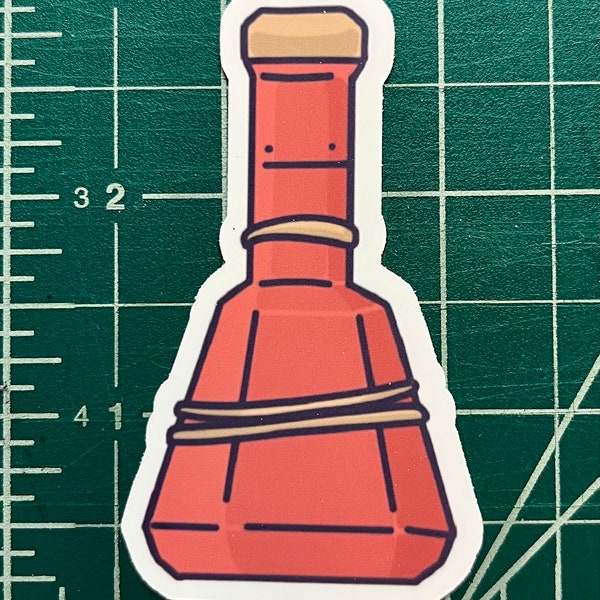 potion of healing ._. sticker | skyrim inspired