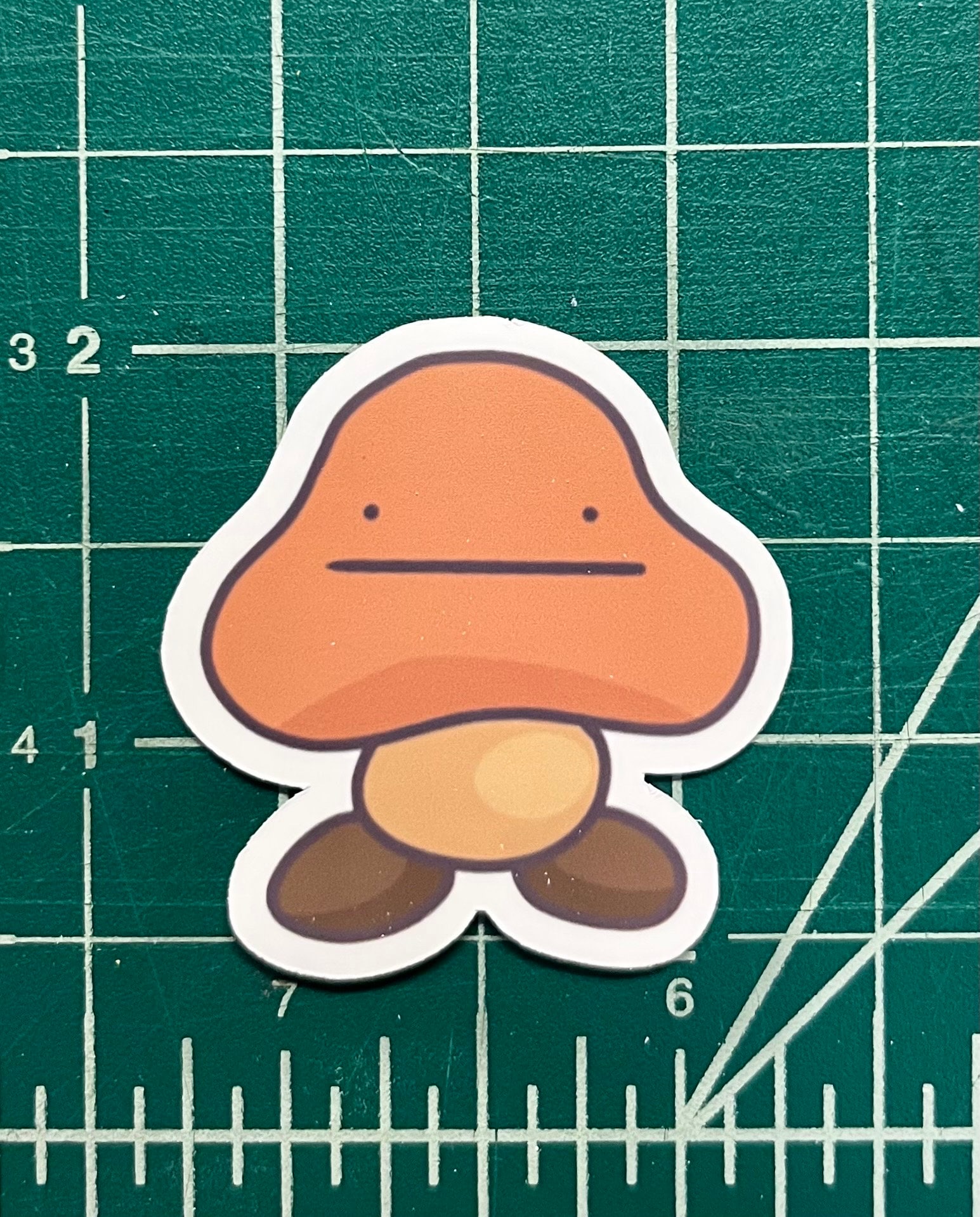 Gooba Sticker Goomba ._. Sticker | Mario - Etsy
