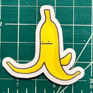 Bananenschale ._. Aufkleber | mario