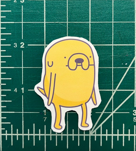 Jake the Dog ._. Sticker | Adventure Time - Etsy