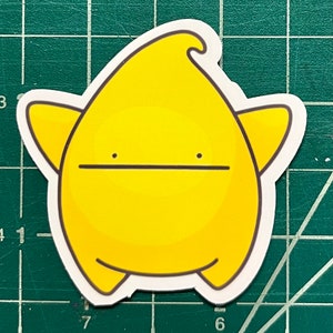 luma amarilla ._. pegatina / mario inspirado