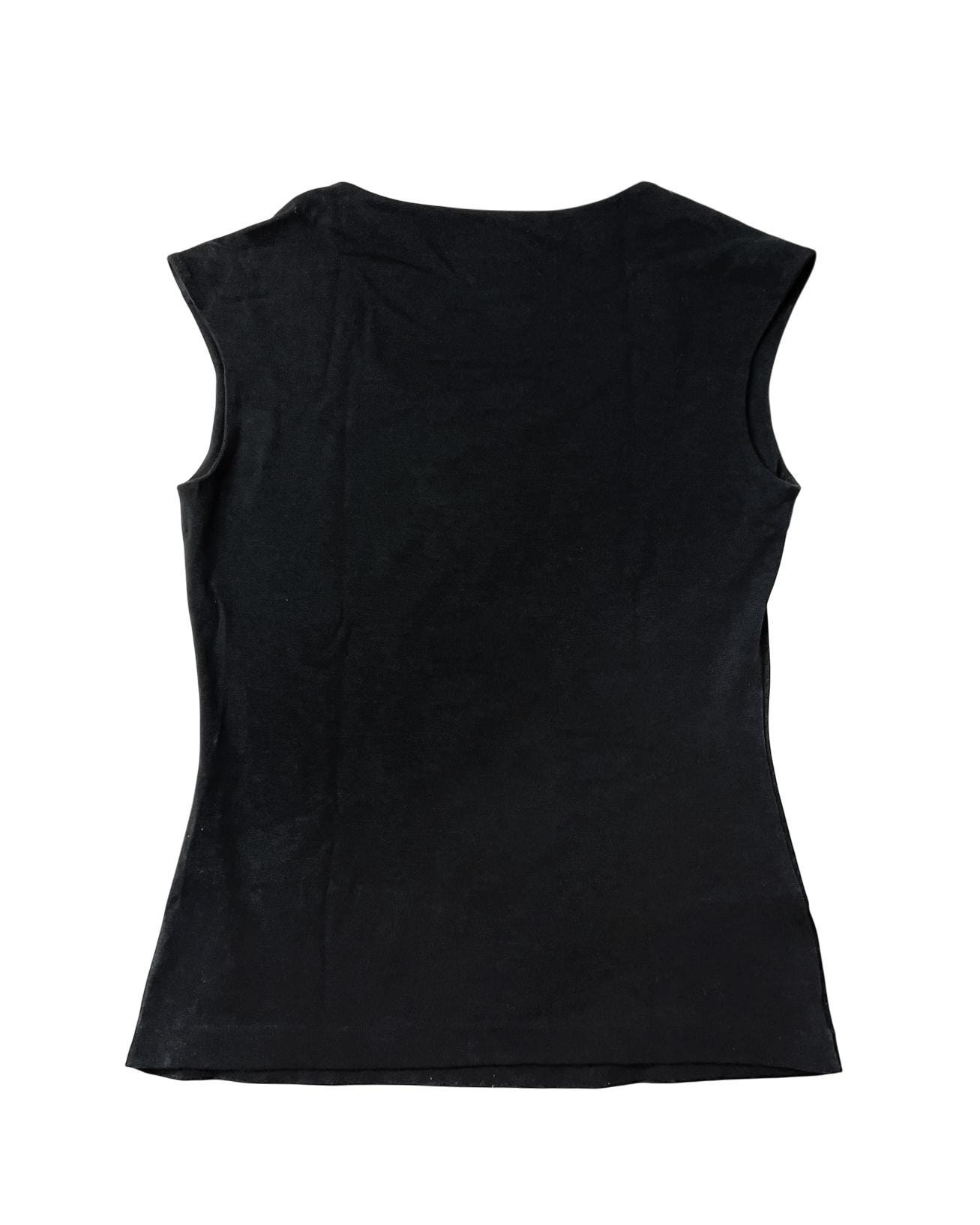 Rare 2004 Fendi Beaded Floral Tank Top | S M Y2K Archive Coquette