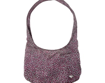 00s Bottega Veneta leopard print logo plaque crossbody bag
