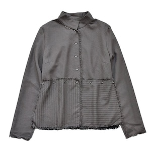NWT Biche De Bere Convertible Fringed Edge Woven Jacket | S M Y2K Archive Whimsical Avant Garde Designer Blazer