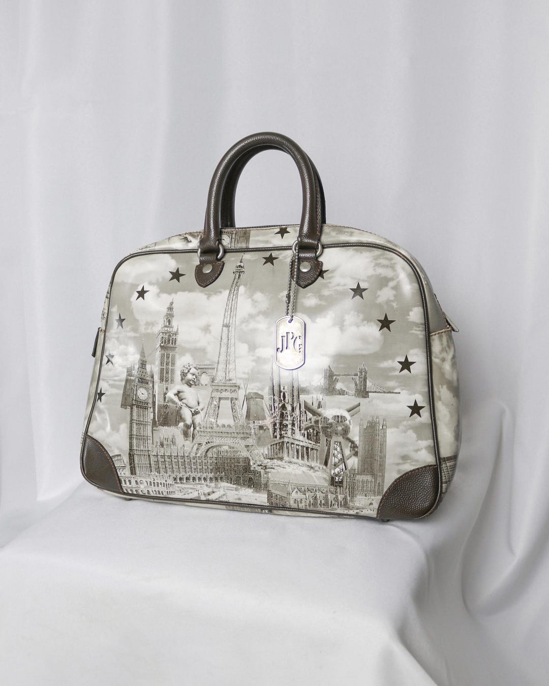 90s Jean Paul Gaultier Landmark Leather Bag With Charm | Archive