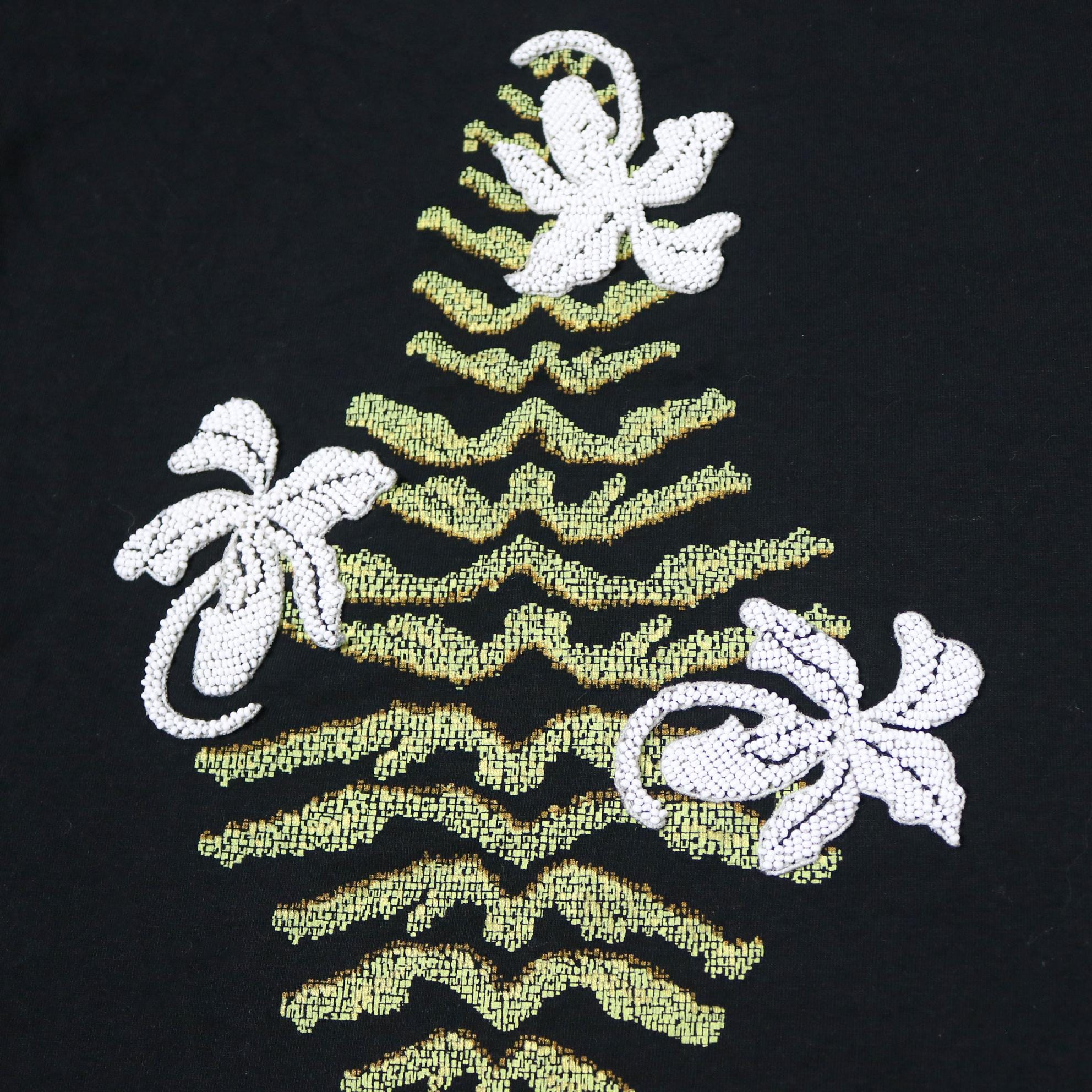 Rare 2004 Fendi Beaded Floral Tank Top | S M Y2K Archive Coquette