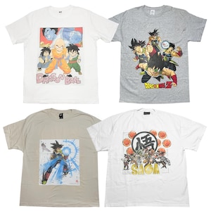 Dragonball Z Graphic Print T-shirt | M L XL Deadstock Vtg DBZ Anime Oversized Cotton Tee