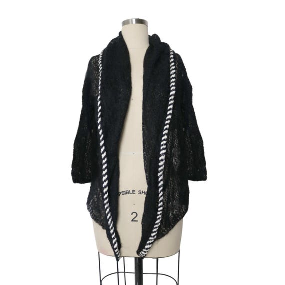 Tricot Comme Des Garcons Open Knit Shawl | S M Archive