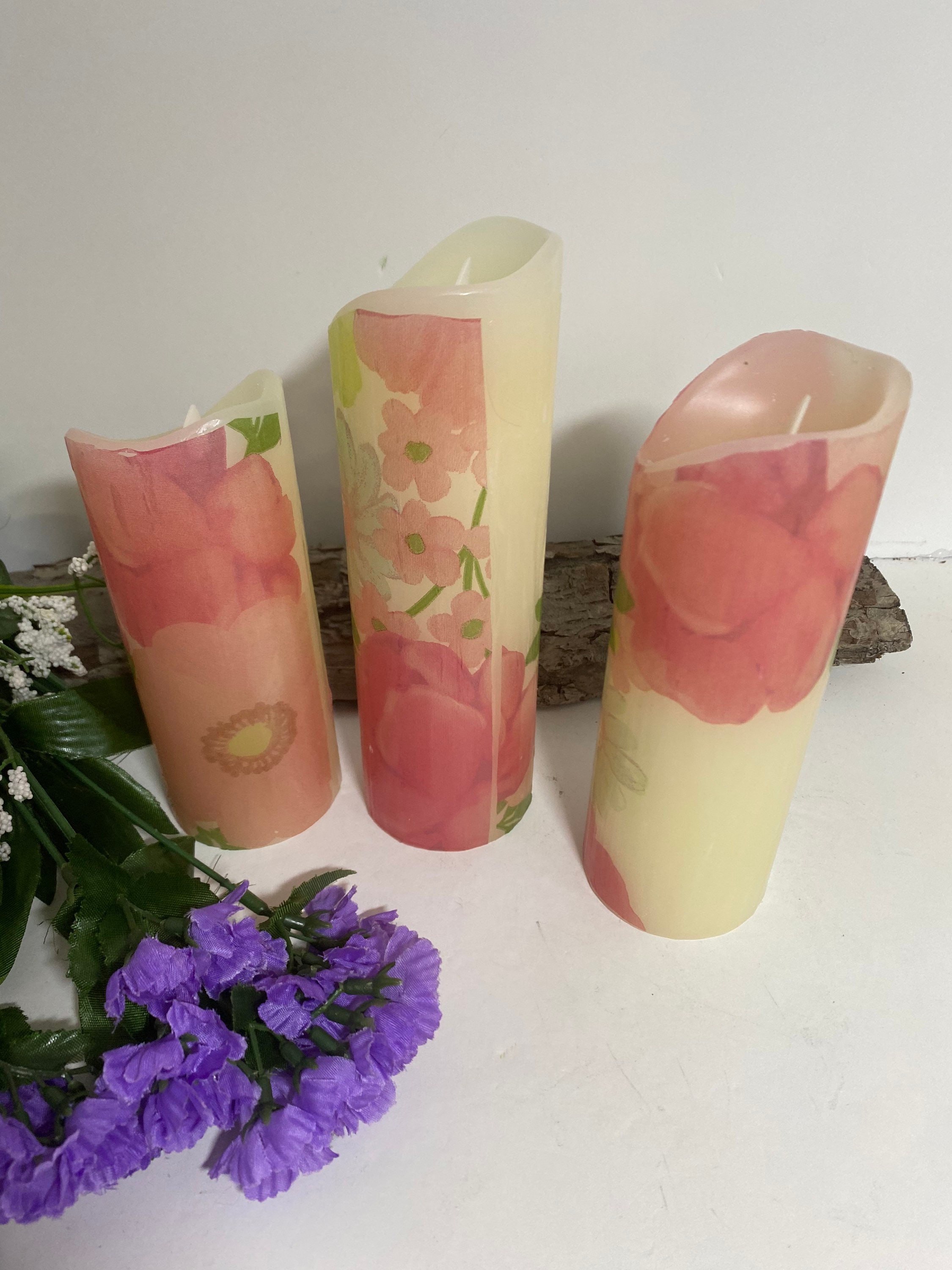 Battery Operated Flameless Candles Candlesbattery Operated Etsy