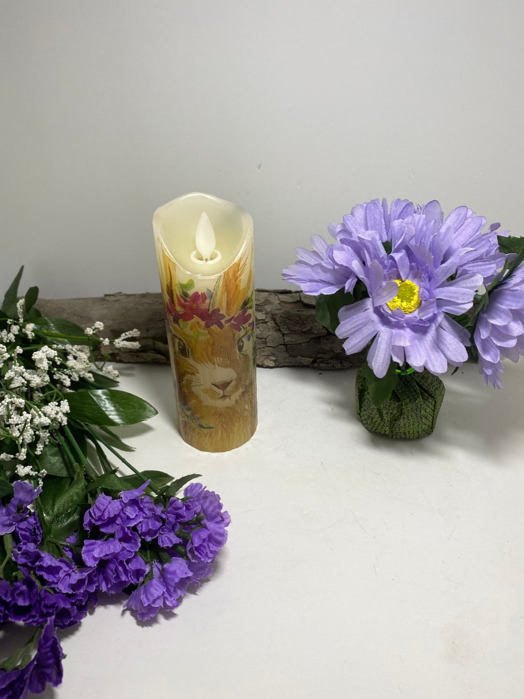 Battery Operated Flameless Candles Candlesbattery Operated Etsy