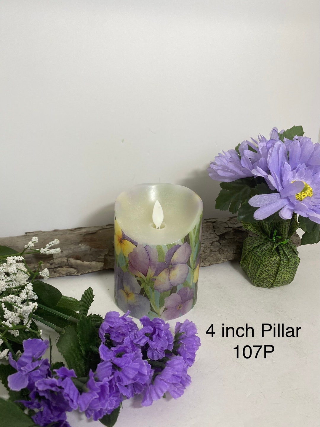 Battery Operated Flameless Candles Candlesbattery Operated Etsy