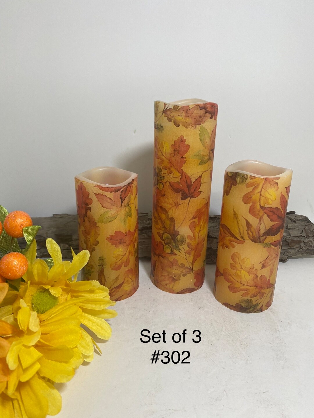 Battery Operated Flameless Candles Candlesbattery Operated Etsy