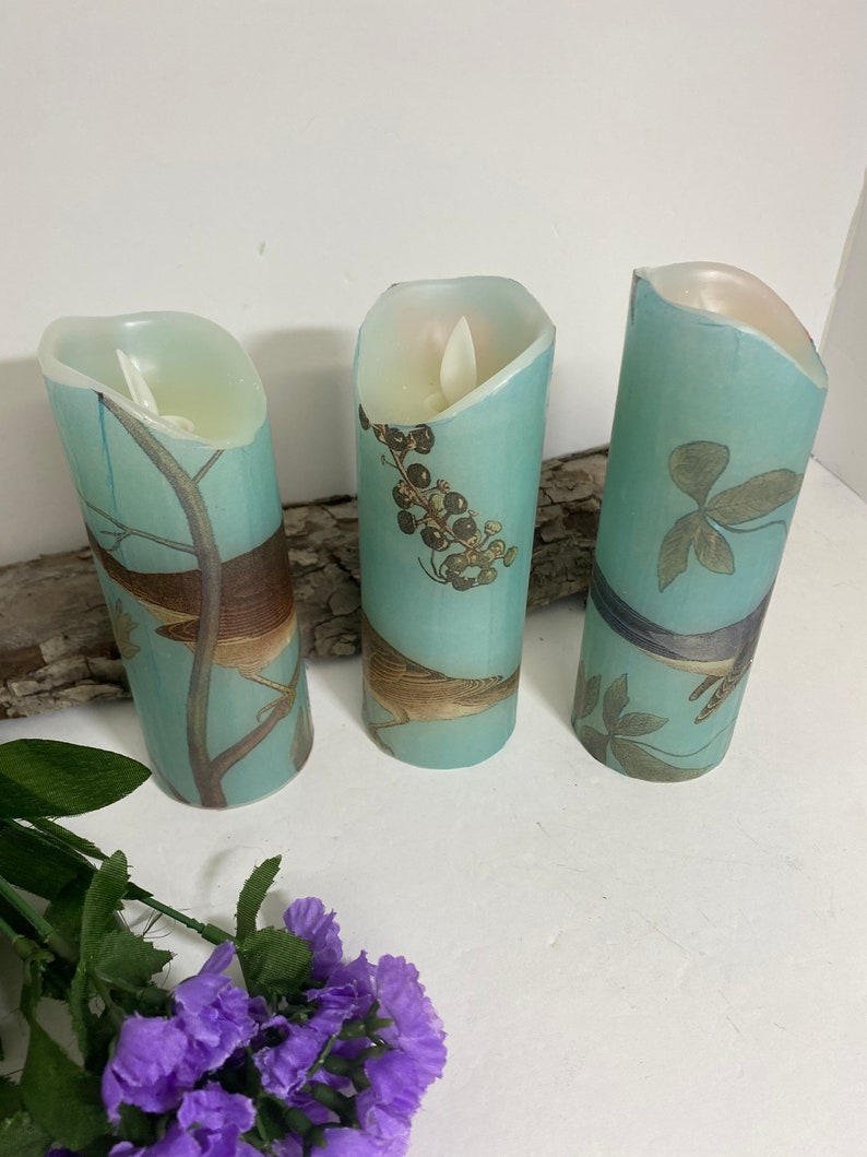 Battery Operated Flameless Candles Candlesbattery Operated Etsy