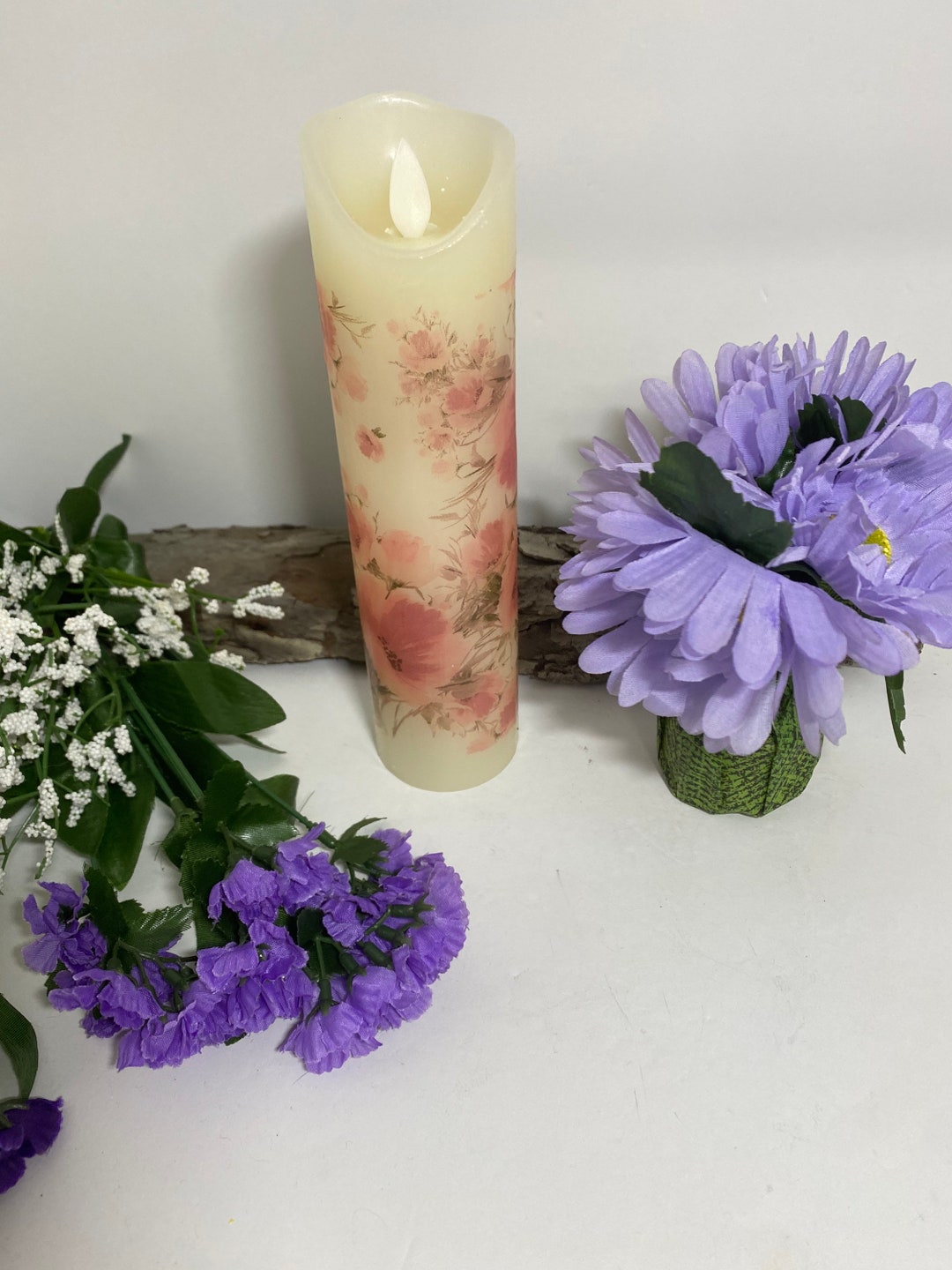 Battery Operated Flameless Candles Candlesbattery Operated Etsy