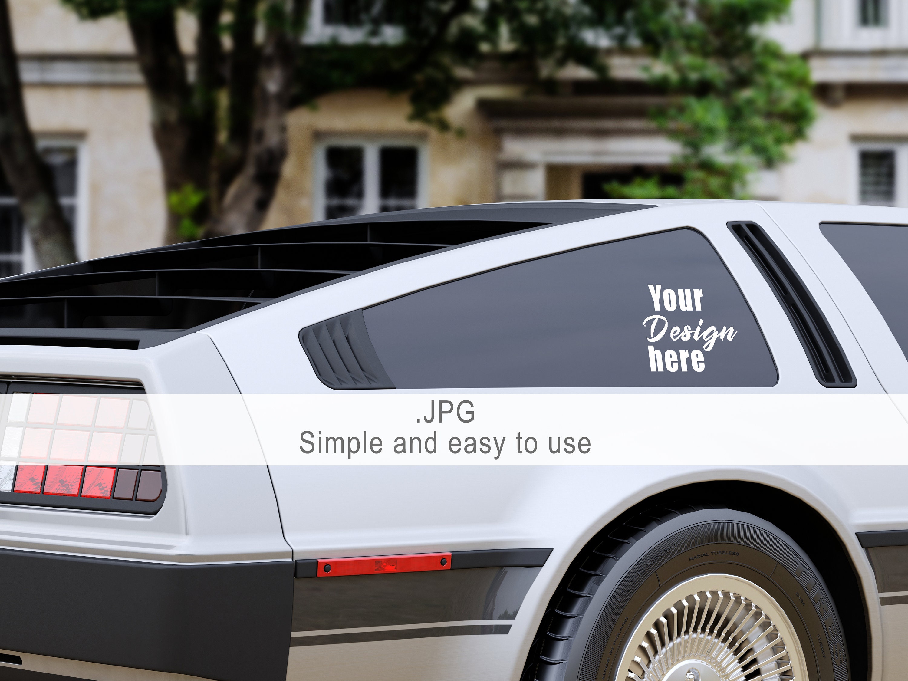 Download Car decal mockup for your car decals presentation. Car window | Etsy