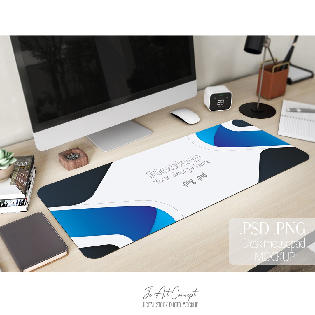 Mouse Pad Mockup Desk Mat Mockup Desktop Mat Mockup Large Mouse Pad