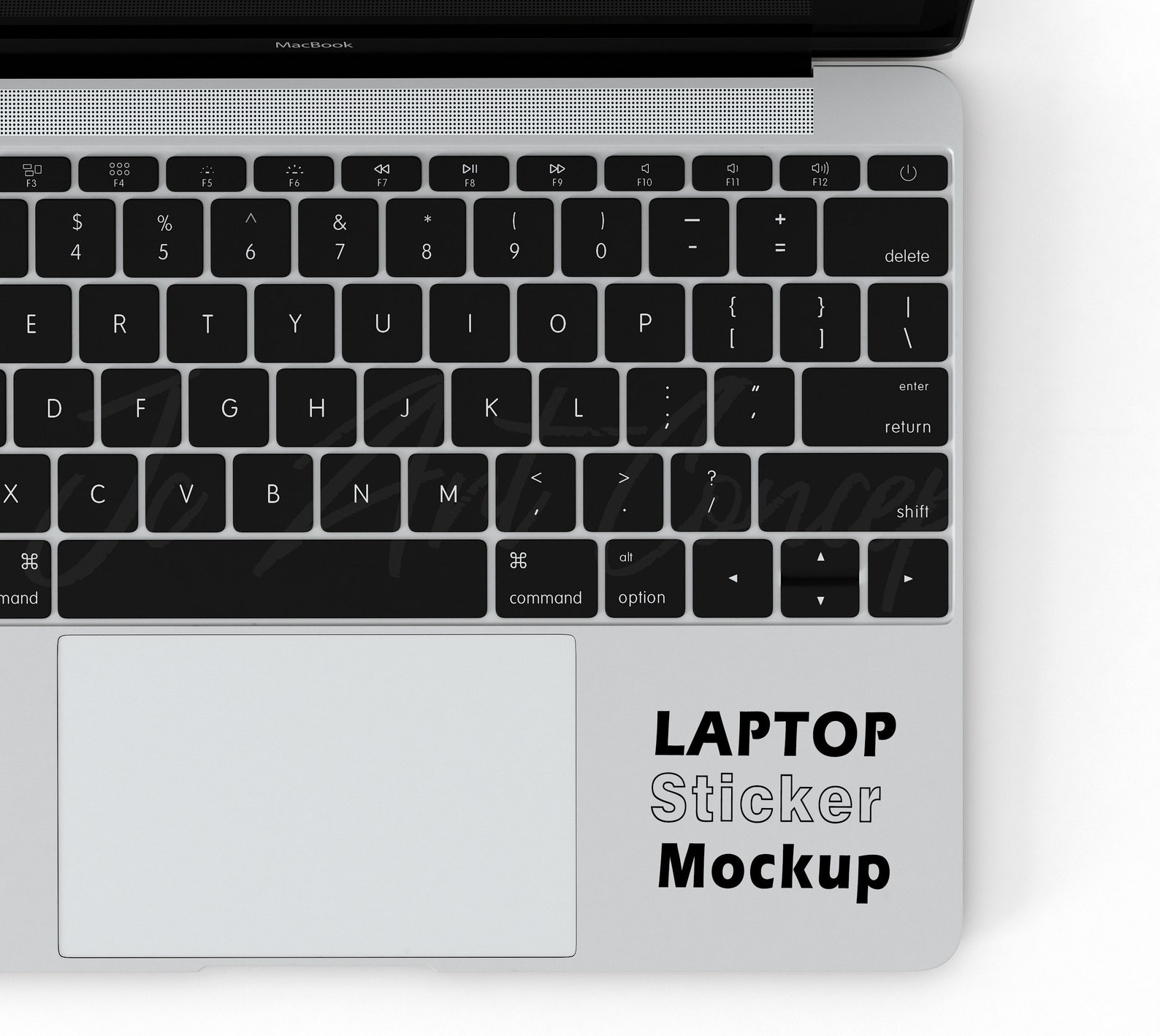 Laptop Decal Mockup Perfect to Show Your Sticker Mockup Etsy
