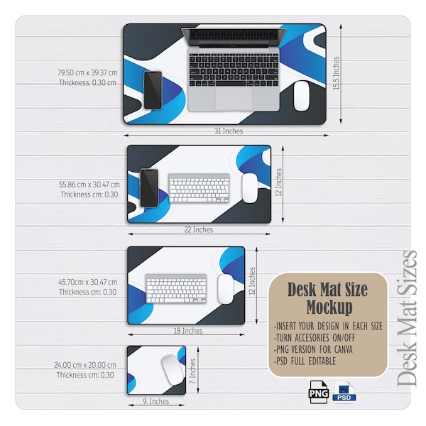 chart-desk-mat-etsy
