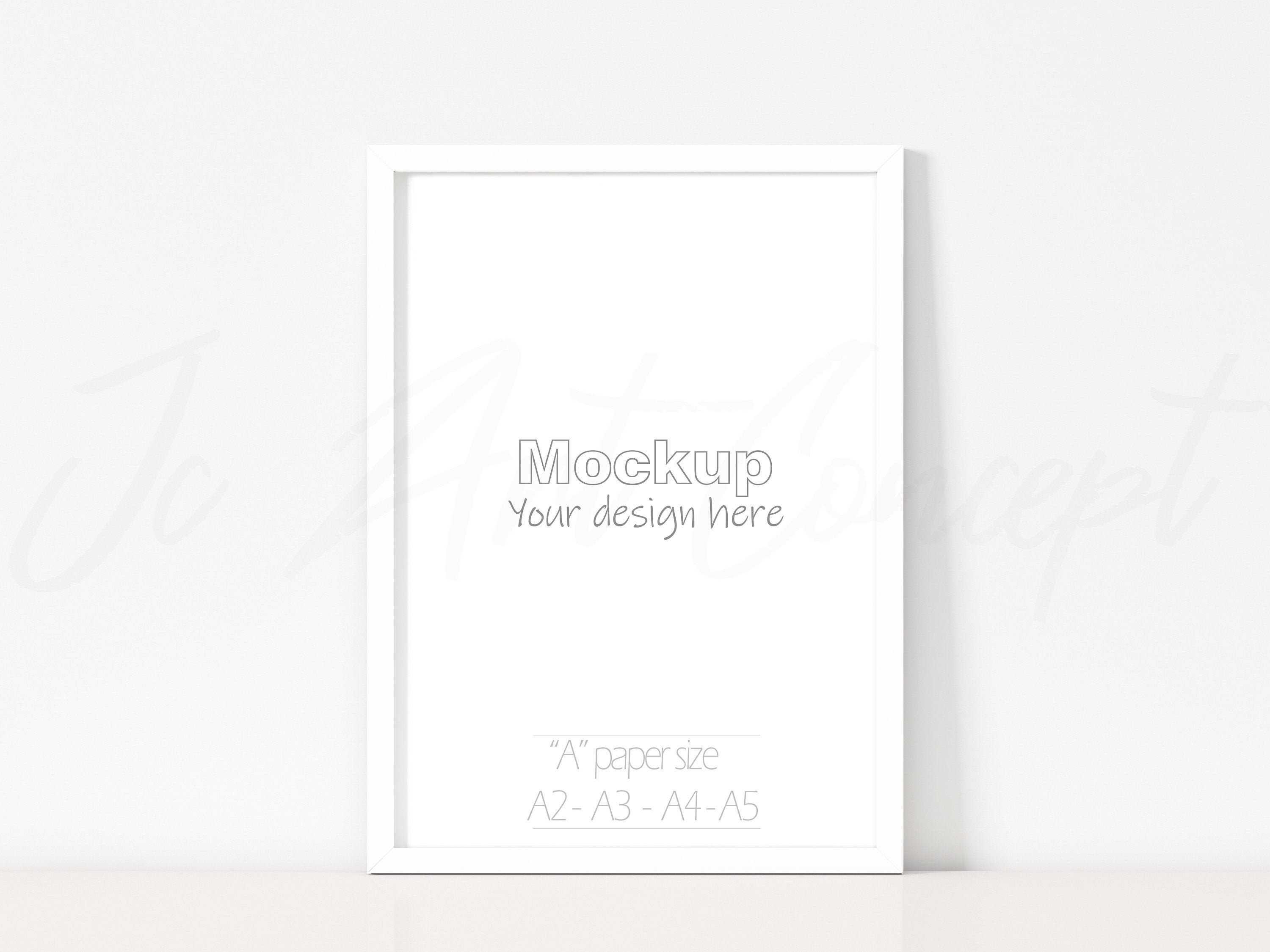Art print mockup digital frames poster mockup Etsy