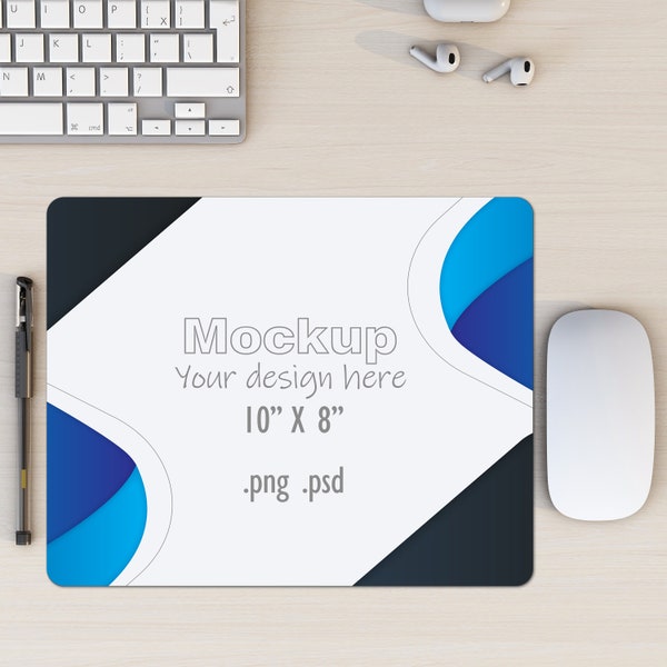 Mousepad Mockup Mouse Pad Png Canva Mokcup Rectangular Mousepad Mockup Blank Mousepad