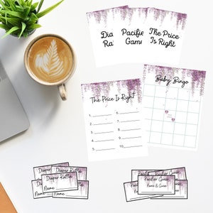 Lavender Baby Shower Games