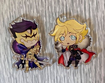 Charms acrílicos personalizados de Final Fantasy Brave Exvius: Guerra de las Visiones