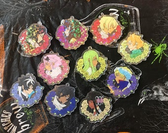 Charms holográficos grandes de doble cara de Fate Grand Order NUEVOS PERSONAJES AÑADIDOS