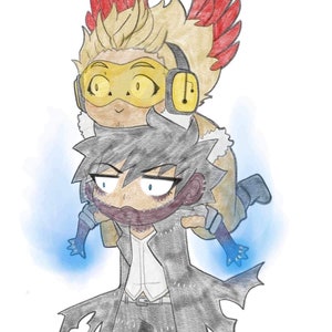 My Hero Academia Dabi Hawks Keychain Charm