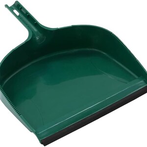 Extra Large 40 x 34 x 9 cm Dustpan and 28 x 5 x 12 cm Brush Set Outdoor Dust Pan Scoop with Stiff Hand Brush for Cleaning, Home and Garden image 2