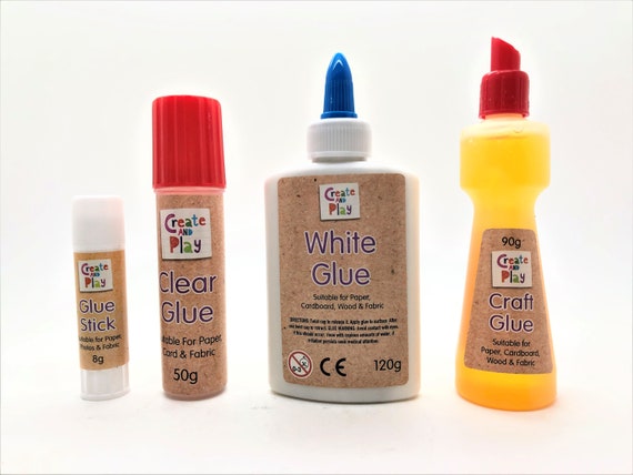 Set of 5 Craft Glue Set Creat and Play Suitable for Paper