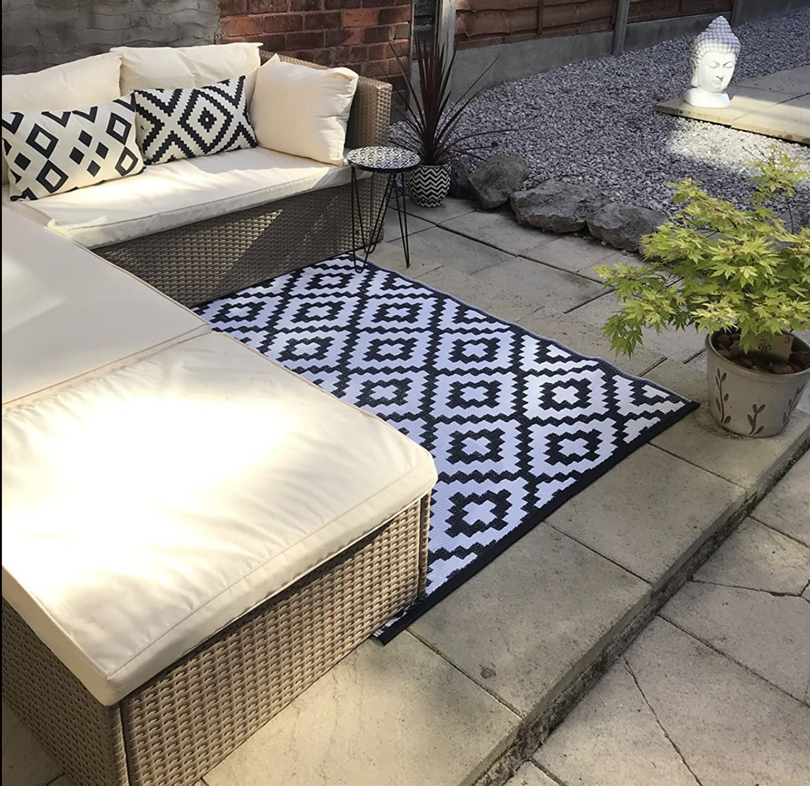 Plastic Outdoor Rug UV Coating 100 Poly Propylene Indoor Etsy UK