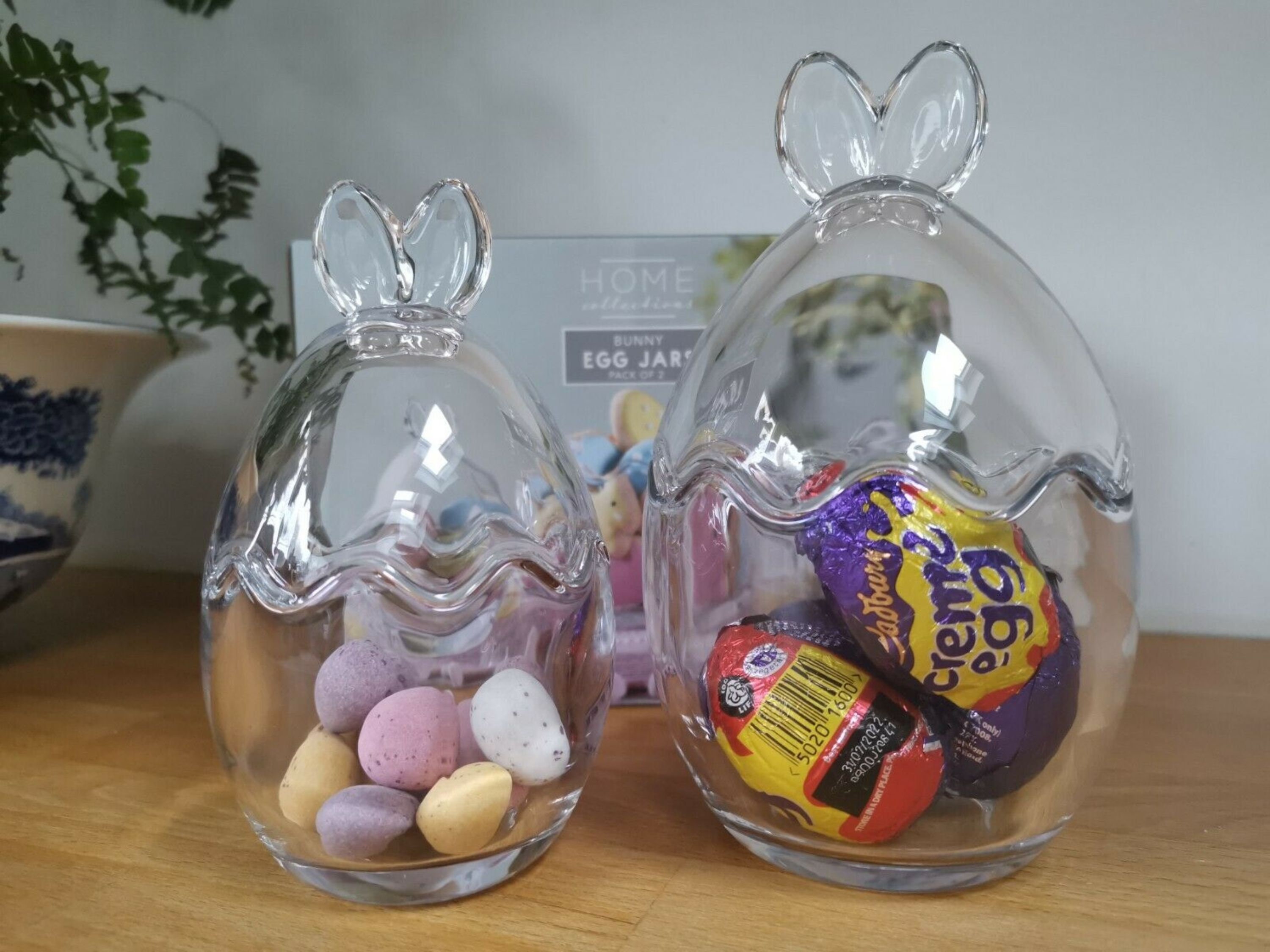 POT VERRE GIVRE - LAPIN CHOCO - PAQUES - TAILLE 1