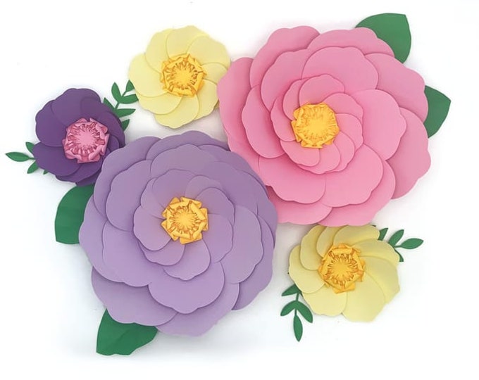 Flower Craft Kit for Kids, Make Your Own Paper Flowers DIY Activity Gift for Boys & Girls Age 4 5 6 7 8 9 10 Year Old