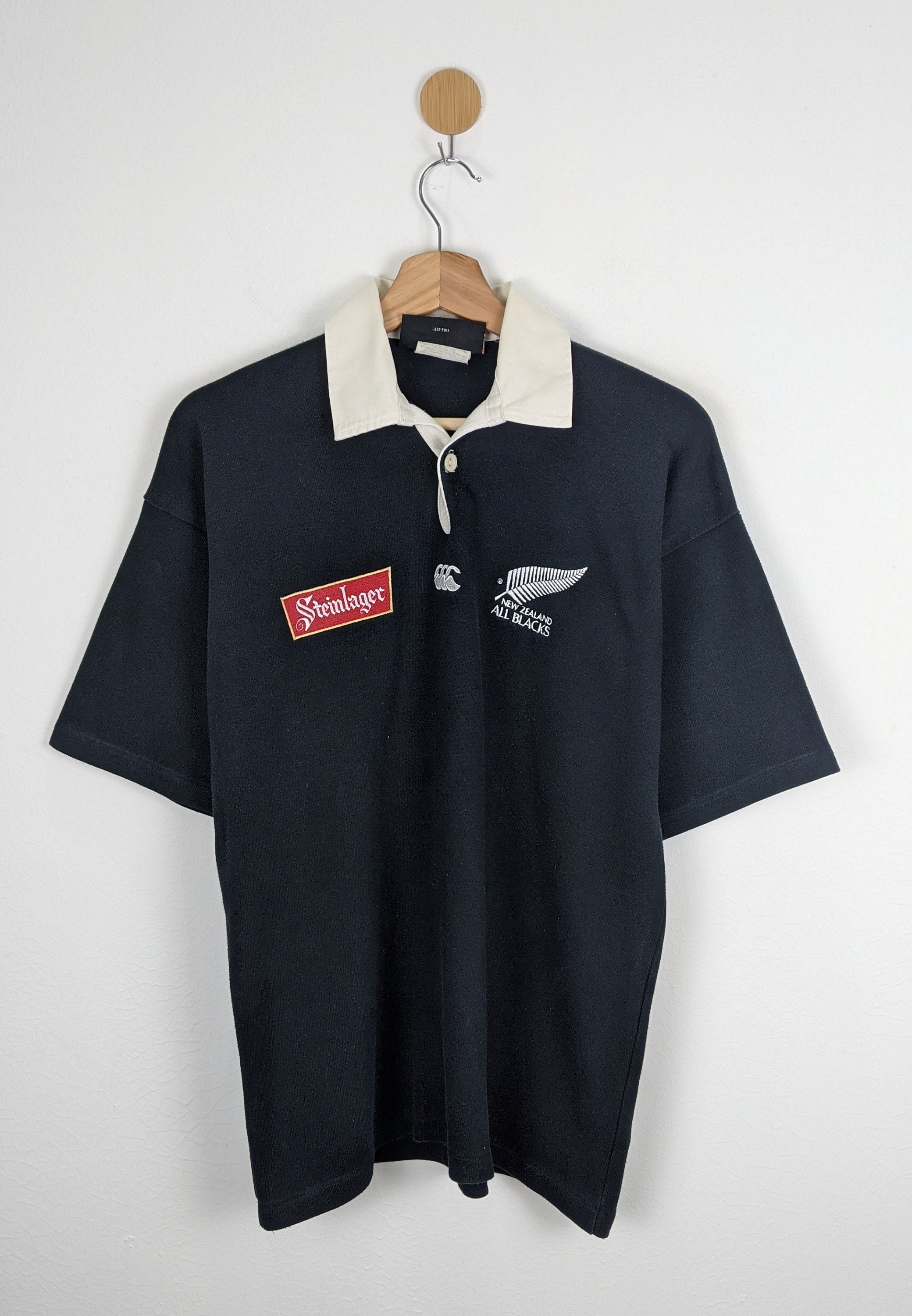 Vintage Canterbury New Zealand All Black Steinlager Rugby 90s | lupon ...