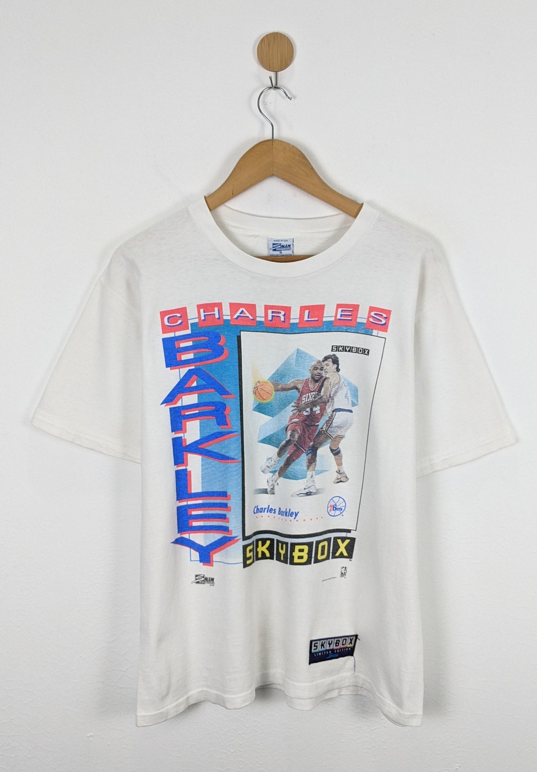 Vintage Charles Barkley Skybox Salem 90s Shirt Size US M - Etsy