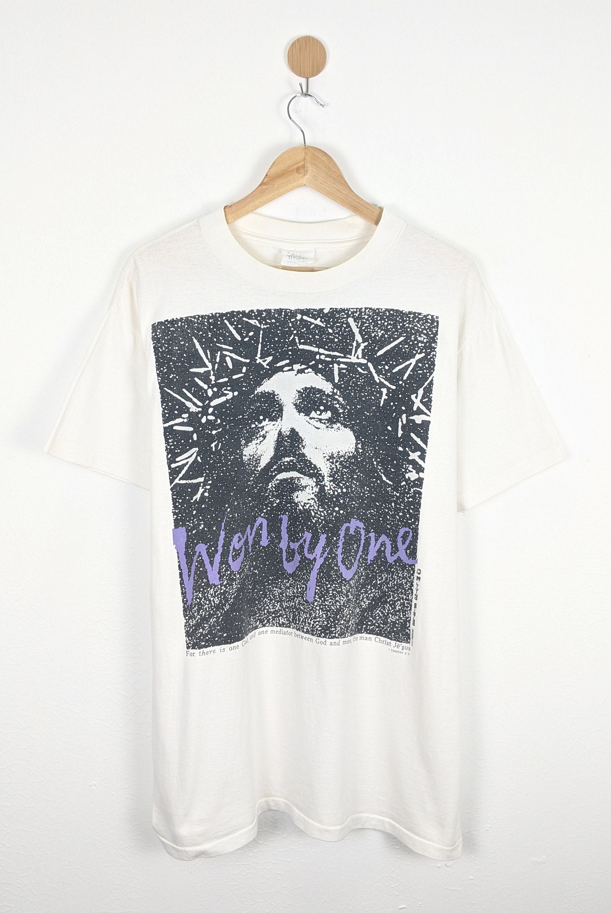 Vintage Jesus Christ Won by One 80s Shirt Size US XL - Etsy Israel