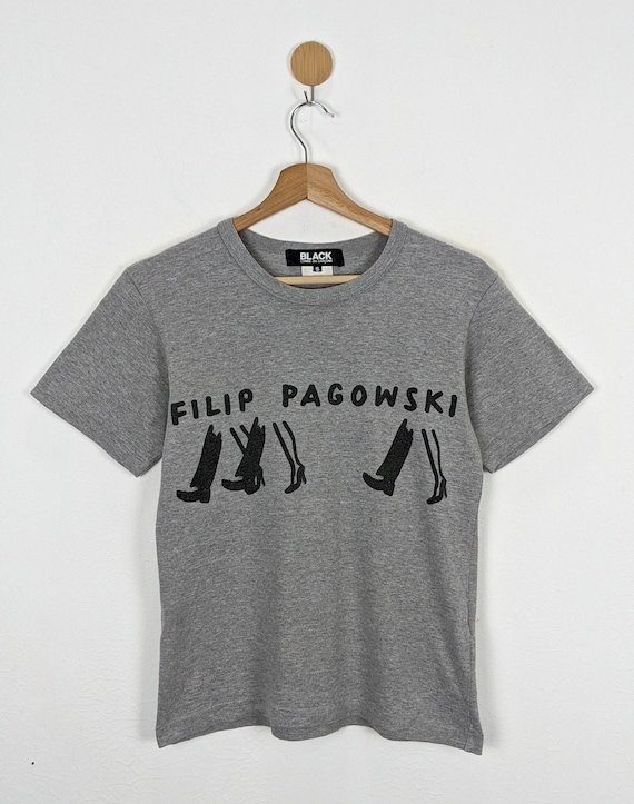 Comme des Garcons Filip PAGOWSKI Print T Shirt Second Hand / Selling