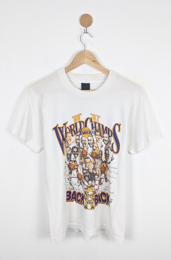 Vintage World Champs Los Angeles Lakers 80s Shirt Size US S - Etsy